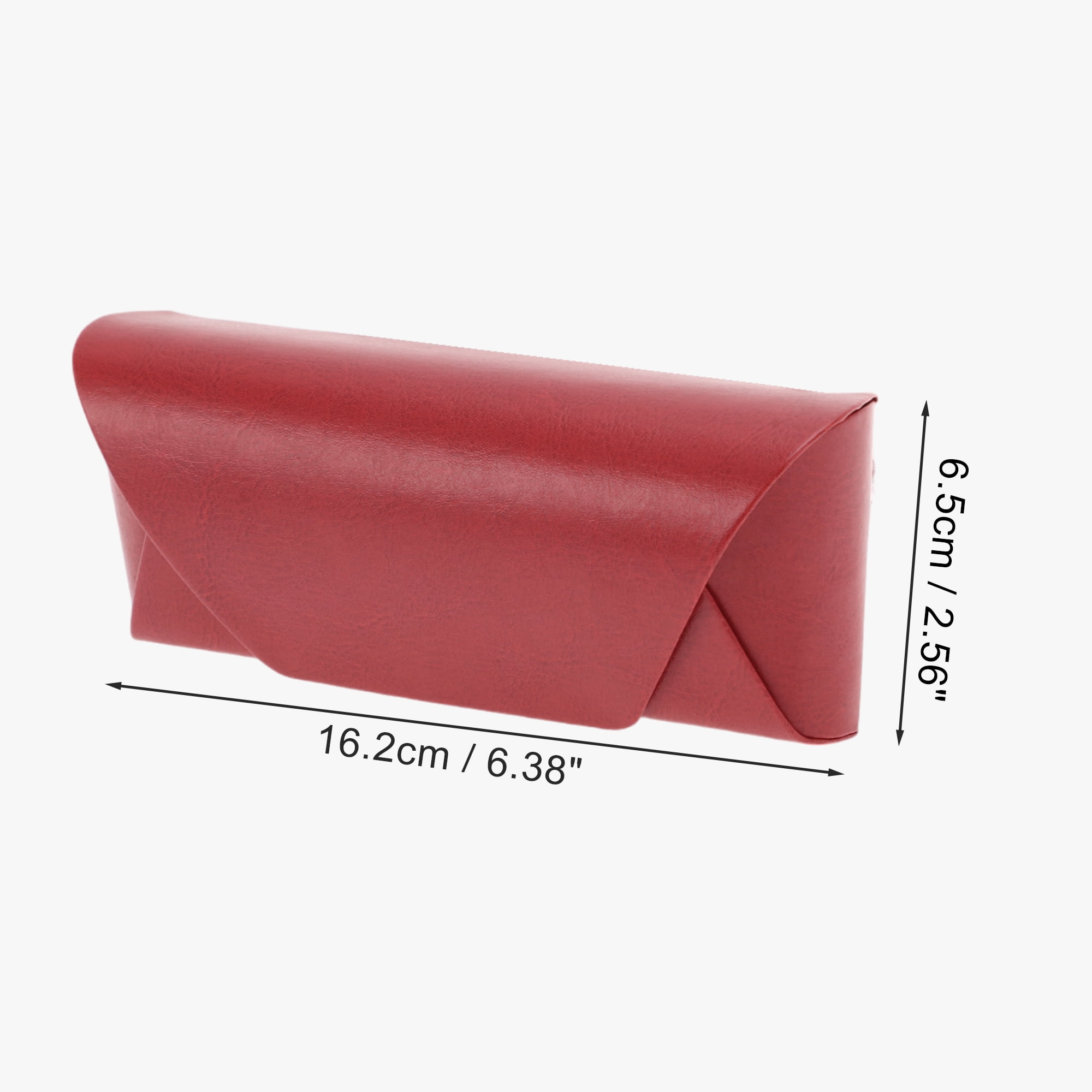Unique Bargains Anti-pressure Eyeglasses Case Eyeglasses Storage Red