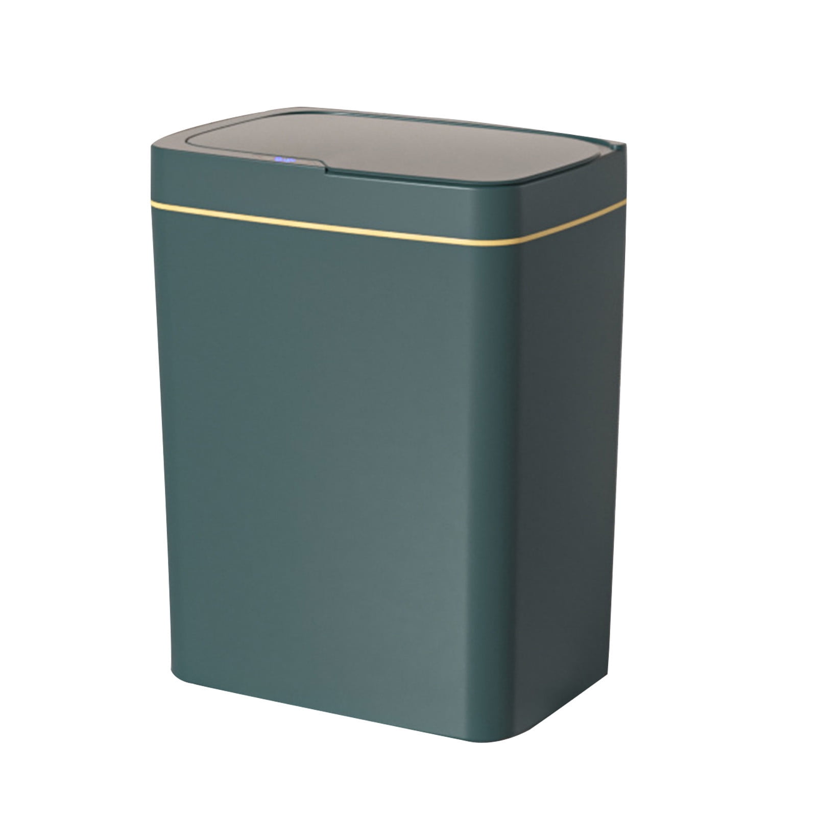 Smart Sensor Trash Can, Odor-Proof Kitchen Trash Can & Bathroom Garbage Bin with Lid, Auto-Open Small Trash Can for Home Office Bedroom Living Room, Green - Xuniizn