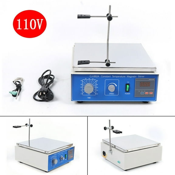 Magnetic Stirrer Heating Plate Digital Hot plate Mixer Stir Bar 1000 ml Stirrer
