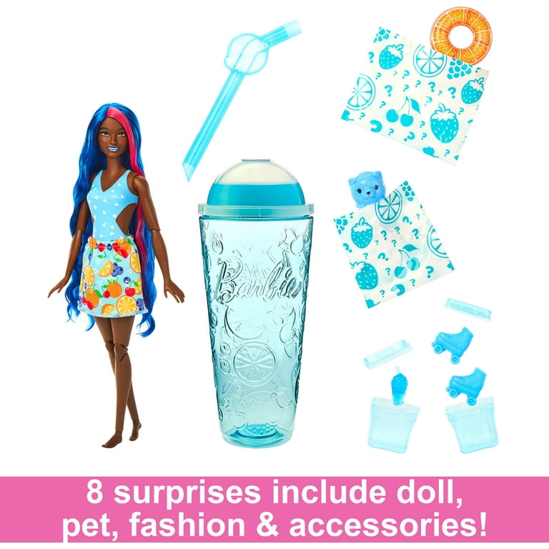 Barbie Pop Reveal Fruit Series Fruit Punch Doll, 8 Surprises