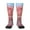 2 Black-2, variant on Pastel Pink Beach Cafe Knee Socks, High Socks Long Stretchy Sock Women Knee High Stocking, Long Socks for Women