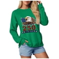 thumbnail image 6 of Leey-World 250 Years 1776-2026 250th Birthday Eagle Liberty Bell T-Shirt American Shirts for Women(Green,XL), 6 of 9