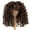 Brown Black, variant on Monique Synthetic Mohair Bernadette Doll Wig