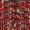 Red, variant on Erosebridal Brown Rustic Branch Twin Quilt Set for Women Men, Camo Plant Print Twin Coverlet Set, 2 Pieces