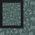 thumbnail image 2 of 3S Brother's Home Décor Curtains BOHO Design Set of 2 Panels Velvet Look Hanging Back Tap and Rod Pocket Décor Nursery Room Bedroom Kitchen Window - Made in Turkey 36PD-G (52"Wx108"L), 2 of 6