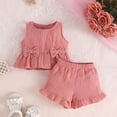 thumbnail image 2 of Toddlers Kids Girls Boys Clothes Cartoon Cotton Summer Short Sleeve T-Shirt Tops Shorts Clothes Sets Cool Short Sets 3T 4T 5T 6T 7T 6-24 Months 9-12 Months, 2 of 5