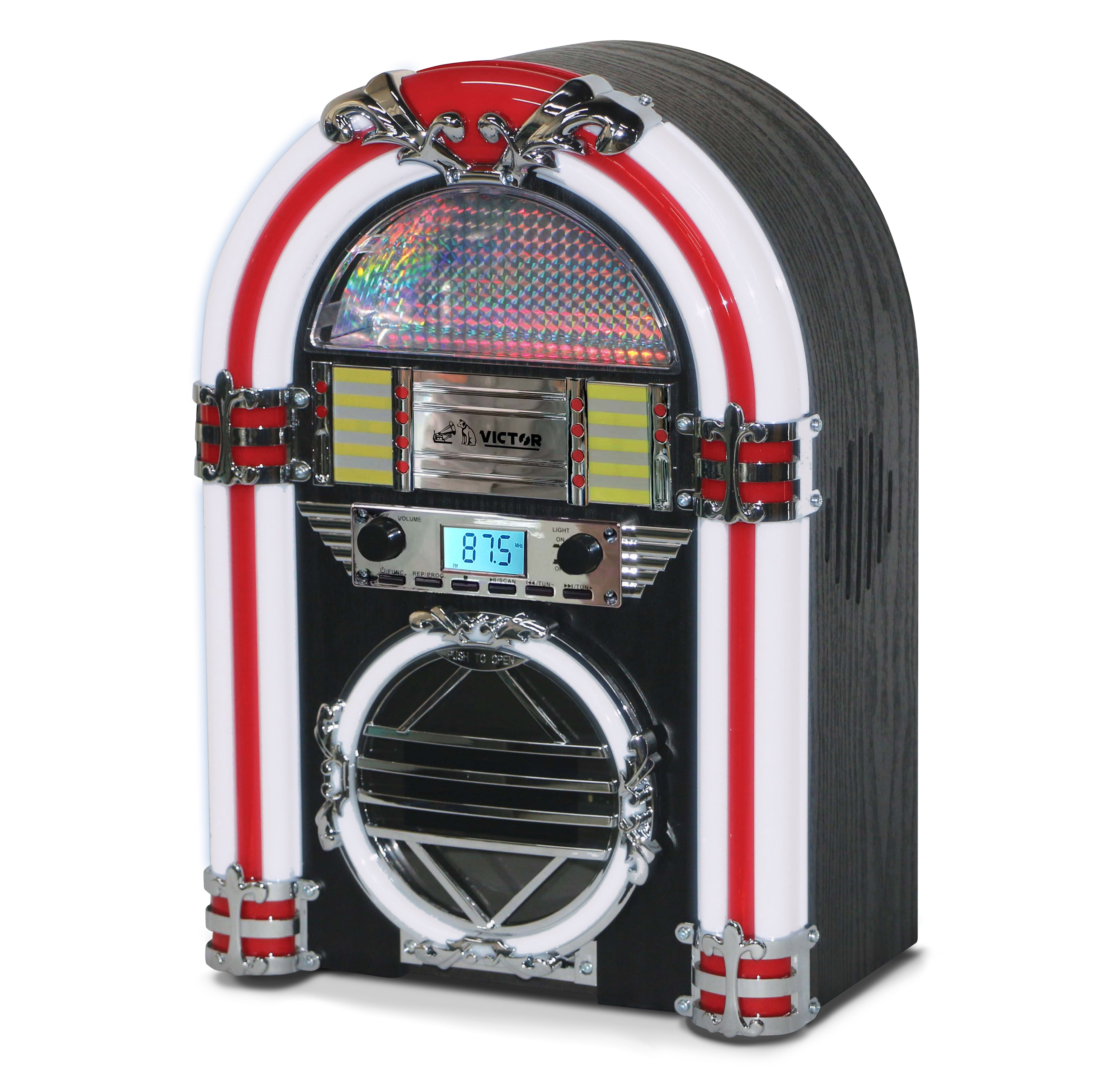 Crosley Rocket Jukebox with Wireless Bluetooth and Vinyl Record