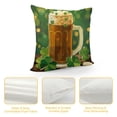 thumbnail image 4 of Throw Pillow Cover, Couch Pillow Covers,Throw Pillow Case, St Patrick's Day Beer Pattern, Pillow Covers Decorative, Pillow Covers, 4 of 5
