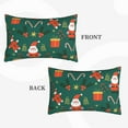 thumbnail image 5 of LNWH Rectangle Pillow Cover, Santa Claus Candy Holiday Cushion Covers Pillowcase for Couch Bedroom Sofa, 16"x24", 5 of 7