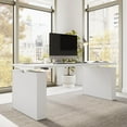 thumbnail image 3 of Stratus 72W x 30D Adjustable Standing Desk in White - Engineered Wood, 3 of 8