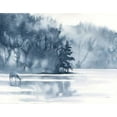 thumbnail image 2 of Pete, Katrina 14x12 White Modern Wood Framed Museum Art Print Titled - Winter Lake, 2 of 4