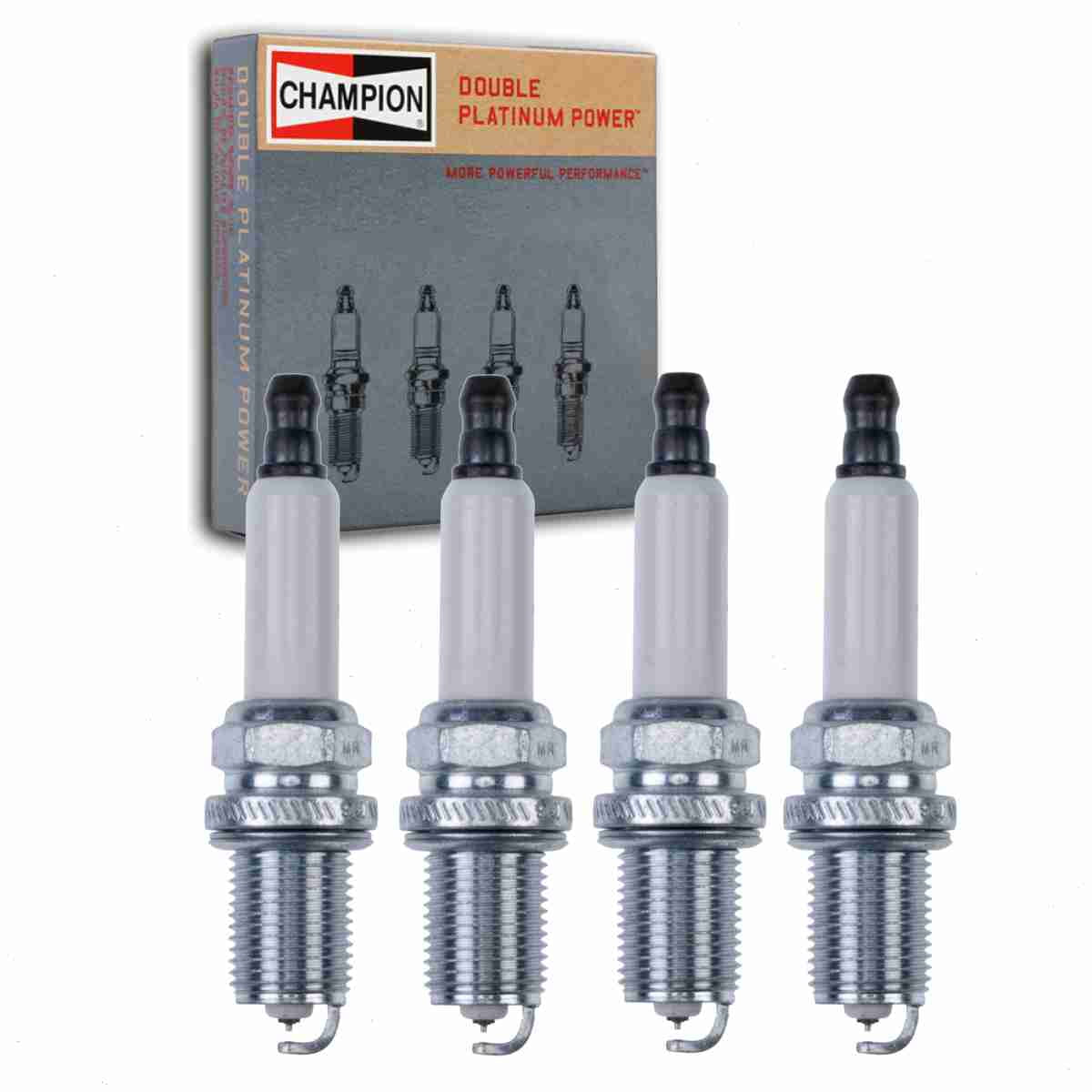 4 pc Champion 7545 Double Platinum Spark Plugs for NLP100290L RC8PYPB4