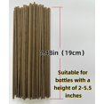 thumbnail image 2 of Lsxhxlxy 100 Pcs Brown Reed Fiber Diffuser Sticks,Diameter 3.5mm, Length 190mm (7.48 inches), Suitable for Various Essential Oils and Perfume, Lasting, Stable and Diffusing Fragrance, 2 of 4