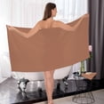 thumbnail image 7 of GZHJMY Brown Solid Color Soft Cotton Towel Sets 2 Piece,1 Bath Towel 1 Hand Towel Quick Dry Highly Absorbent Bath Towels Washcloths for Bathroom, Gym, Hotel, and Spa Bathroom Towels, 7 of 7