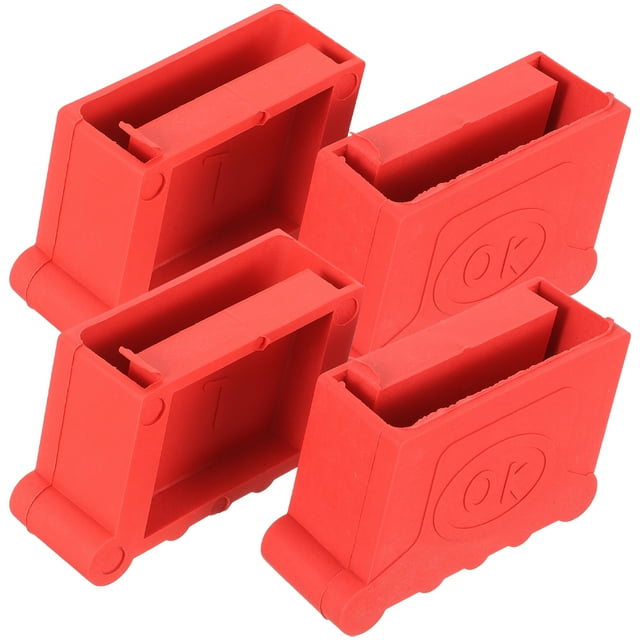 Miangastore 4pcs Ladder Feet Cover Nonslip Rubber Ladder Cover Replacement Step Ladder Foot Covers