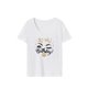 thumbnail image 1 of Camiseta básica para mujer, camiseta de manga corta con cuello redondo para trabajo de oficina M, 1 of 7