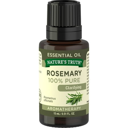 - Nature's Truth Aromatherapy Rosemary 100% Pure Clarifying Essential Oil, 0.51 fl oz