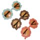 thumbnail image 3 of KAKOWELY pares de gafas de sol para niñas pequeñas, gafas de sol con diseño de girasol, gafas de sol para bebés con diseño de girasol, 3 of 4