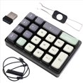 thumbnail image 3 of Teclado Numérico Mecánico Inalámbrico de 21 Teclas RGB, 3 BT/2,4 GHz/Tipo C, con Cable, Teclas Transparentes Intercambiables en Caliente., 3 of 8