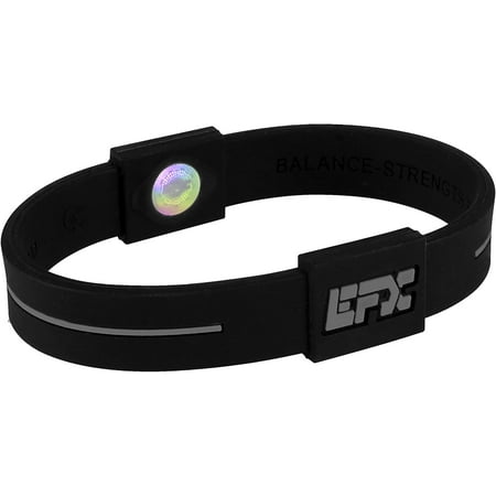 Performance Surgical-Grade Silicone Balance Bracelet with Programmed Holograms for Balance, Strength, Flexibility, Energy | Waterproof & Sweatproof Bracelet for Men and Women | Great for Seniors