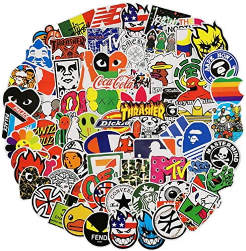 US SELLER 800 decals vinyl stickers for skateboard computer luggage 