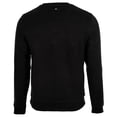 thumbnail image 3 of U.S. POLO ASSN. Sudadera para hombre - Forro polar diagonal con acabado carbono, cuello redondo, algodón Negro XL (X-Large), 3 of 3