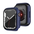 thumbnail image 1 of 2 PCS Boîtier Étanche Compatible avec Apple Watch 41mm Série8 avec Protection d'Écran en Verre Trempé Dur PC Pare-Chocs Cas, 1 of 4