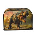 thumbnail image 2 of Haiem Realistic Style Forest Dinosaur Print Toaster Covers 2 Slice Wide Slot,Bread Dust Cover & Fingerprint Protection,Bread Machine Cover,Appliance Covers, 2 of 7