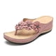 thumbnail image 5 of Amzcrzy Zapatos de mujer,Zapatos de mujer,Zapatillas de mujer, Chanclas casuales para mujer con punta abierta, plataforma, suela suave y soporte para el arco Sandalias Mujer Zapatillas De Casa, 5 of 6