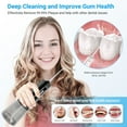 thumbnail image 4 of Homsay Cordless Water Flosser, Portable Dental Teeth Cleaner, 300ML Tank USB Rechargeable Dental Oral Irrigator for Home and Travel, 4 Modes , IPX7 Waterproof, Easy-to-Clean（Black）, 4 of 12