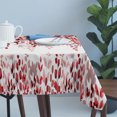 thumbnail image 4 of Red Eucalyptus Leaves Table Cloth Waterproof Tablecloths, Summer Botanical Weeping Tablecloth Dining Table Cover for Kitchen Party Tabletop Outdoor, Rectangle Tablecloth 54x108 Inch, 4 of 9