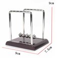 thumbnail image 4 of Btafrte Square Newton Cradle Pendulum Ball Balance Swing Ball Juguete Descompresión (S), 4 of 9