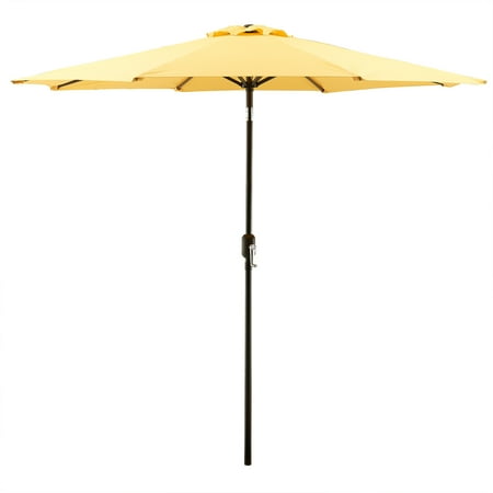 9 Ft Market Outdoor Patio Umbrella With Crank Multiple Colors