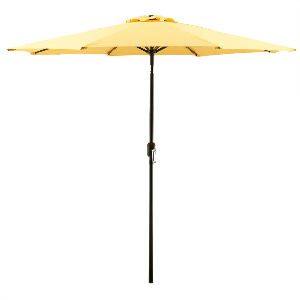 9 Ft Market Outdoor Patio Umbrella With Crank Multiple Colors