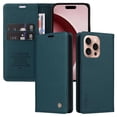thumbnail image 1 of Funda para iPhone 16 Pro Estuche de Cuero PU Tipo Cartera con Ranuras para Tarjetas y Cierre Magnético, 1 of 5