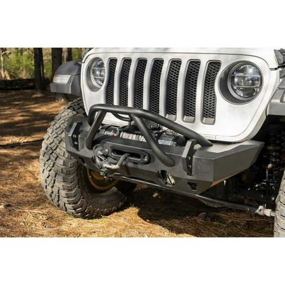 Rugged Ridge by RealTruck HD Bumper X-Striker Bar | Textured Black, Steel | 11540.61 | Compatible with HD Bumpers from Rugged Ridge by RealTruck