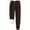 09#Brown, variant on Womens Sweatpants Winter Warm Sherpa Fleece Lined Pants Casual Loose Drawstring Thermal Joggers with Pockets Brown L