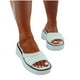 thumbnail image 5 of Amzcrzy Zapatos de mujer,Zapatos de mujer,Zapatillas de mujer, Sandalias cómodas de suela gruesa para mujer, chanclas de tacón grueso y tacón inclinado Sandalias Mujer Zapatillas De Casa, 5 of 5
