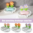 thumbnail image 2 of Blarkrus Self Draining Ceramic Soap Dishes er Shape Soap Holder Household, Soap, 2 of 8