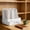 🔥 White_New, variant on KITTEHIGM 4 Tier Desk File Organizer with Detachable Pen Holders Multi Compartment Desktop File Sorter Rack for Letter Document Storage