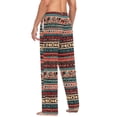 thumbnail image 3 of FORMRS Mens Pajama Pants with Pockets Cotton Sleepwear Lounge Bottoms Sizes S-2XL, Tribal Geometric, 3 of 7