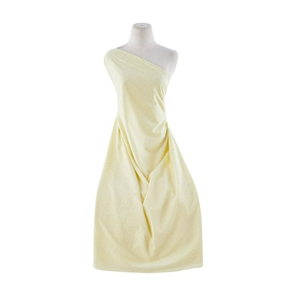 Zelouf Kate Cotton Eyelet Foil Embroidery  , Sewing, DIY, Crafts Fabric by the Yard, Yellow/gold, 3 Yard