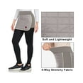 thumbnail image 4 of Little Donkey Andy Women's Lightweight Puffer Sport Skorts Warm Quilted Skirt Outdoors Hiking Running Light Grey 2XL, 4 of 6