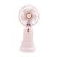 thumbnail image 3 of Ventilador portátil de mano, sacapuntas, recargable por USB, silencioso, mini ventilador personal rosa, 3 of 9