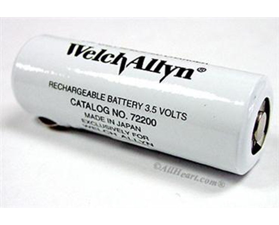 welch allyn 3.5v rechargeable battery (black) 72200