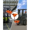 thumbnail image 3 of Forklift Lifting Hook, 2200lbs Capacity Forklift Lifting Hoist, Single Mobile Forklift Crane with Swivel Hook and Large T-Screw, 3 of 7