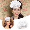 thumbnail image 4 of Elegante pinza para el pelo con plumas para mujer, niñas, fiestas, bodas, citas, decoración, diadema de nailon suave, accesorios, 4 of 8
