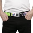thumbnail image 3 of Buckle-Down Belt, Seatbelt Buckle Belt, Icons Patterns, Youth 22 to 32 Inches, 3 of 9