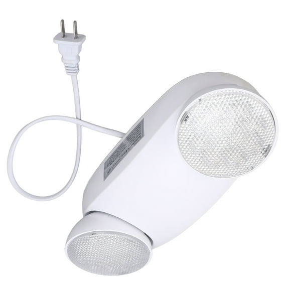 Rechargeable LED Emergency Light, 3W, Two Heads, Long,Lasting Power For Home  Business