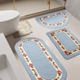 thumbnail image 6 of Dmlowu 4Pcs Bathroom Rugs Set, Extra Thick Plush Bath Mat Non-Slip, Soft Absorbent Washable Rugs for Bathroom Laundry Room Floor, 19.6" x 47.2", 6 of 6